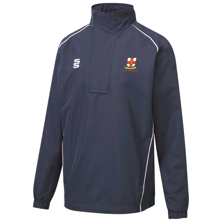 HUTTON CC Dual Curve 1/4 Zip Rain Jacket : Navy